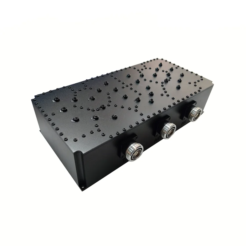 High Quality 200W 380-396.5MHz VHF RF Cavity Duplexer with DIN-F Connector