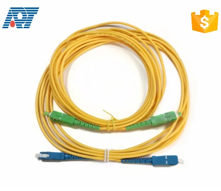 Fiber Patch Cords SC - SC To SCSingle Mode Fiber Optic Patch Cables Multimode Fiber Optic 