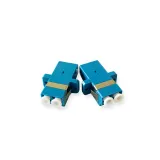 fiber optic equipment ceramic Single mode Simplex LC Fiber Optic Adapter with ear for ftth