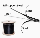 GJYX(F)CH Drop Cable Outdoor Indoor  1Cores  G657A1 FTTH Fiber Optic Drop Cable with Phosp
