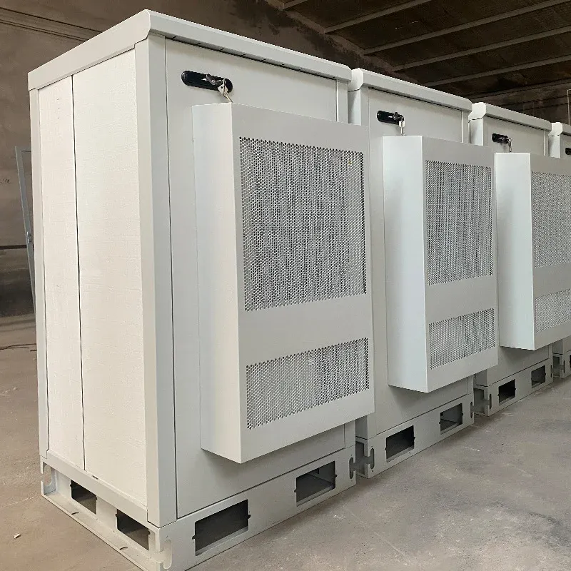 RH Customized Logo Integrated Outdoor Aluminum Cabinet IP55 Enclosure 5G Base Station Communication Power Equipment Metal Steel-boxintelecom