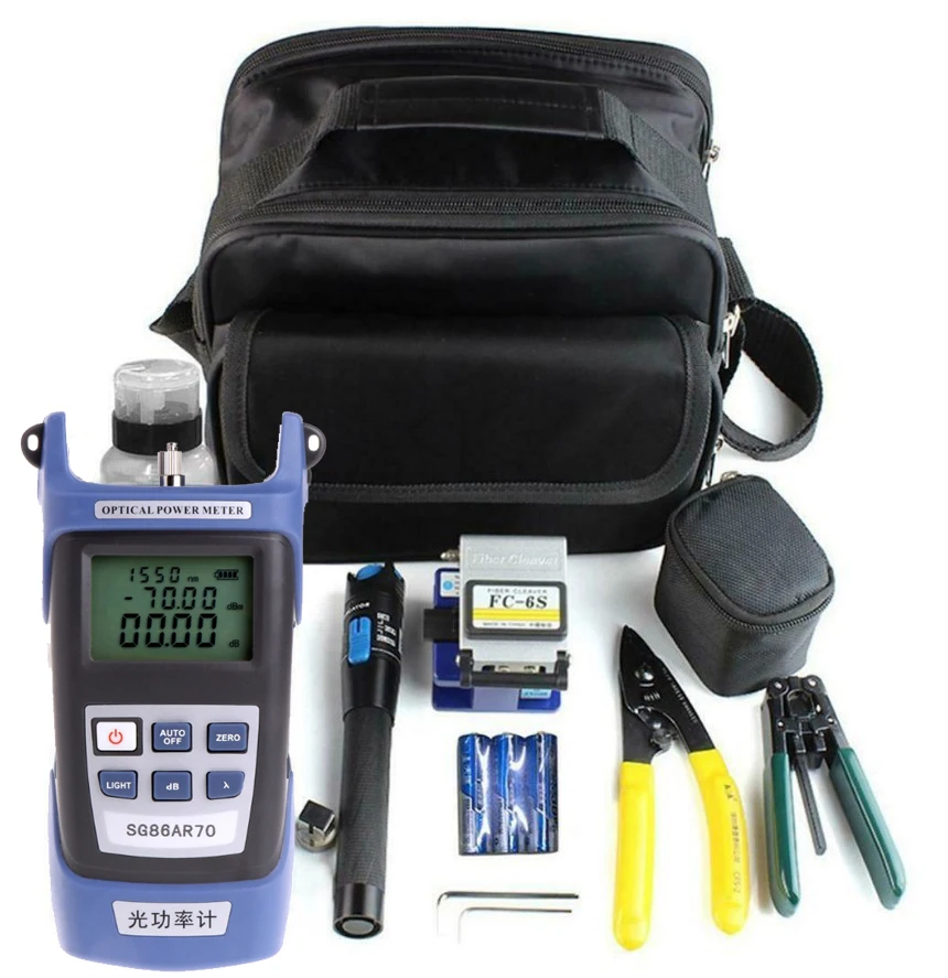 UT-King 3G Fiber Optic Installation FTTH Toolkit with 1 Year Warranty Tool Kit Bag-Low-boxintelecom