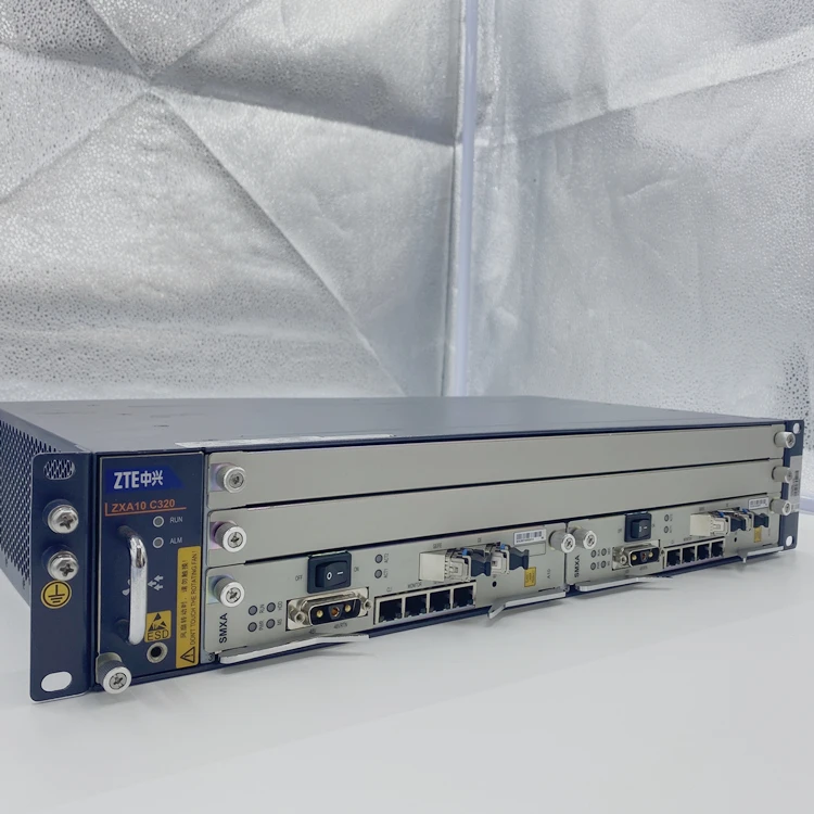 Original New Olt C320 Gpon Olt 16 Ports Gpon 10g zte 8 Puerto C320 zte Olt-boxintelecom