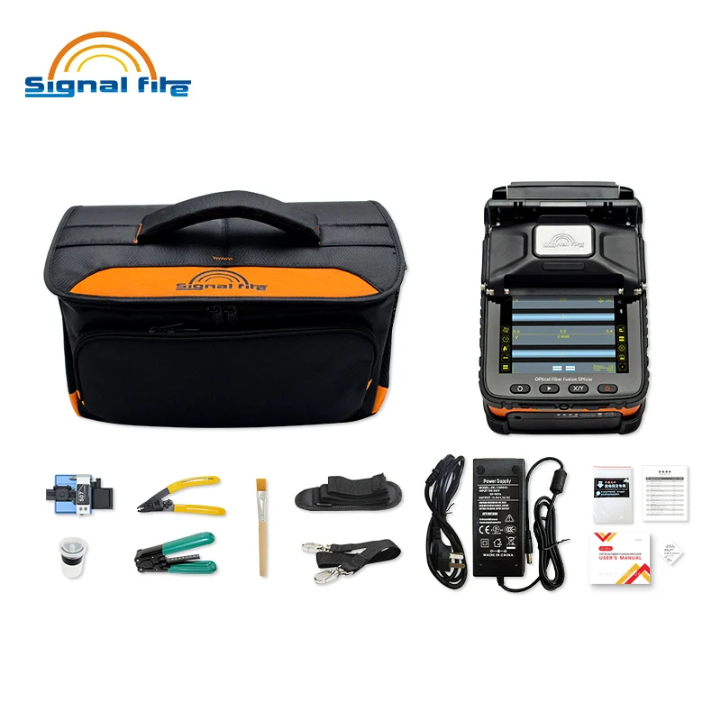 signal Fire AI-5 Fiber Fusion Splicer Six Motors  FTTH GPRS Optical Fiber Welding Machine Ai5 Pro Ai5pro fusion Splicer-boxintelecom