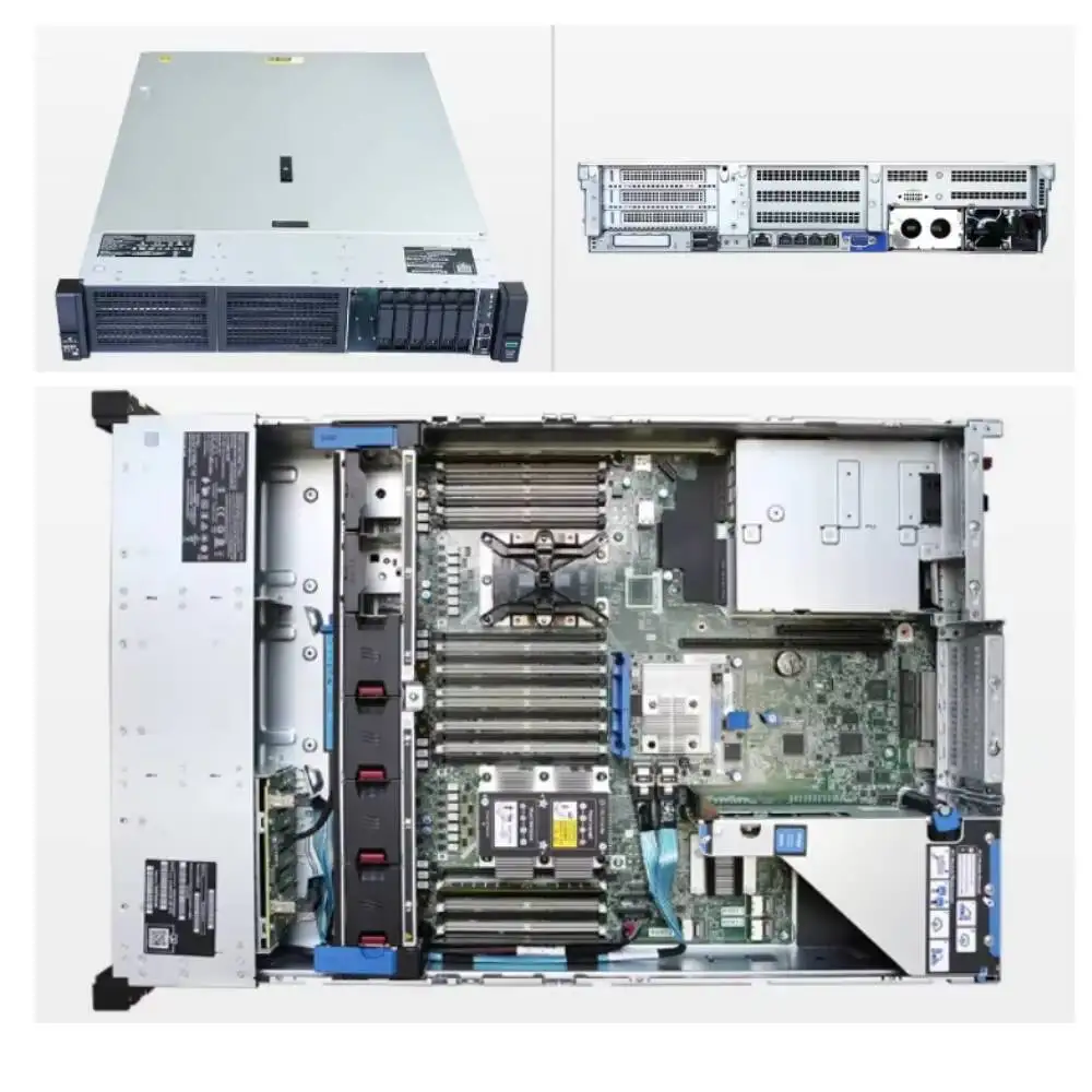 Hot Sale HPE ProLiant DL380 Gen10 with Intel Xeon 4200 CPU DDR4 32GB Used 2U Rack Server in Stock