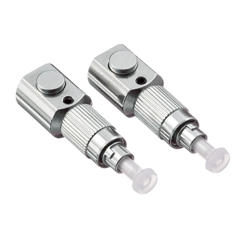 FC/UPC Round Flange Fiber Optic Adapter - Telecom Grade Bare Fiber Coupling Connector with