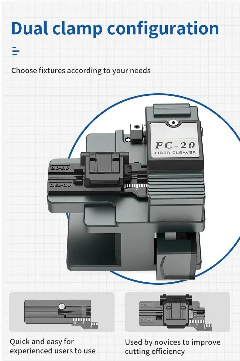 TAWA High-Precision Optical Cutter FC-20 Fiber Cutting Knife Cleaver Best Price Optical Tawa Fiber Optic Equipment-boxintelecom