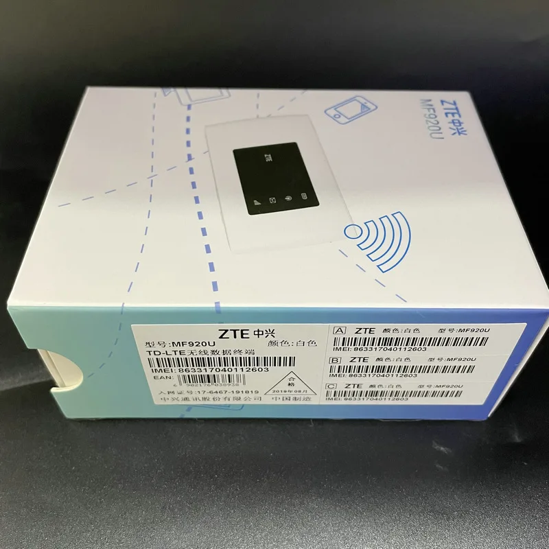 Brand New Unlocked ZTE MF920U LTE Ufi LTE CAT4 Mobile Router with two antenna port ZTE MF920U-boxintelecom