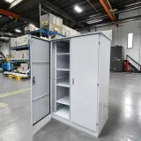 Outdoor Integrated Network Cabinet 2.0mm Cold-Rolled Steel IP55 Industrial Enclosure Custo