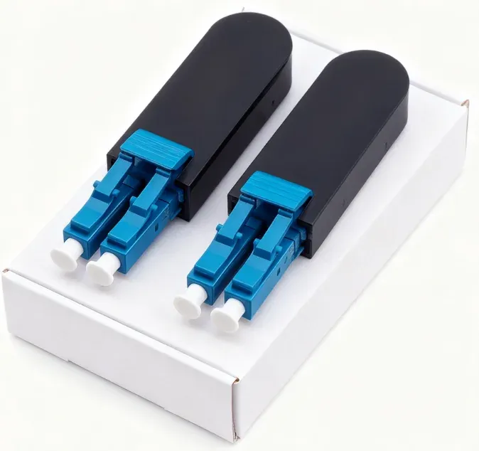 LC/UPC Singlemode Fiber Loopback Module - Telecom Grade Low Loss Optical Loop Connector for Network Testing-boxintelecom