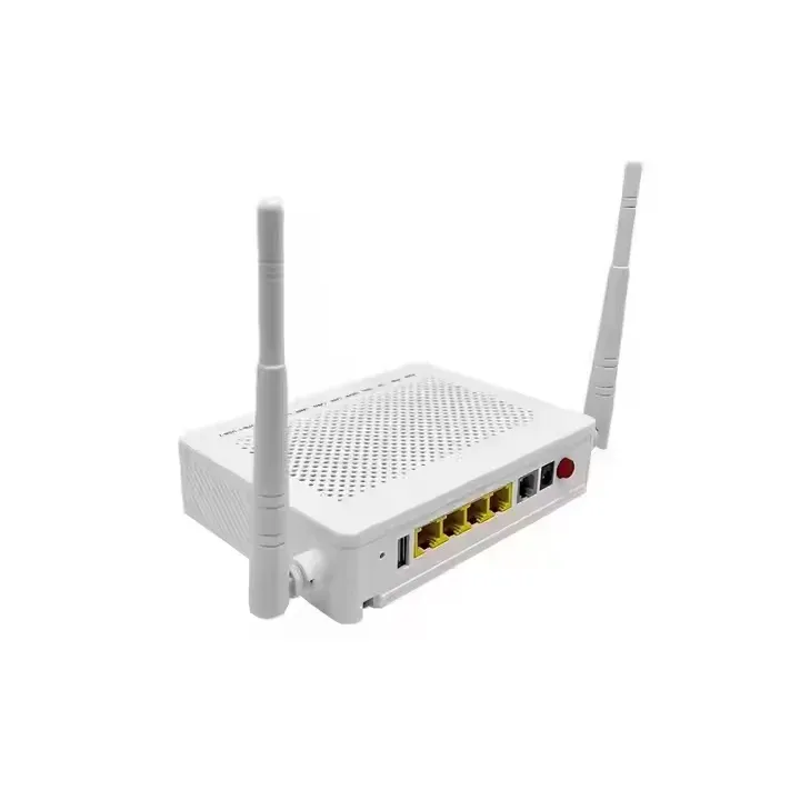 5G Dual Band 5db AC Wifi ONU GPON 4GE+1Tel.+2.4G 5G F673AV9 ONT with USB Interface Fiber Optic Modem Equipment-boxintelecom