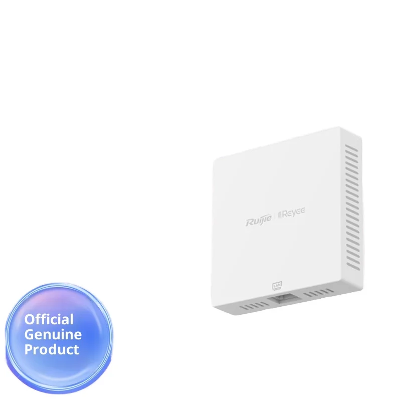 Ruijie Ruiyi Wireless AP Panel 2 Ports Gigabit Port WiFi6 Dual Band POE Powered SC Connector FTTH FTTX Whole House Coverage-boxintelecom