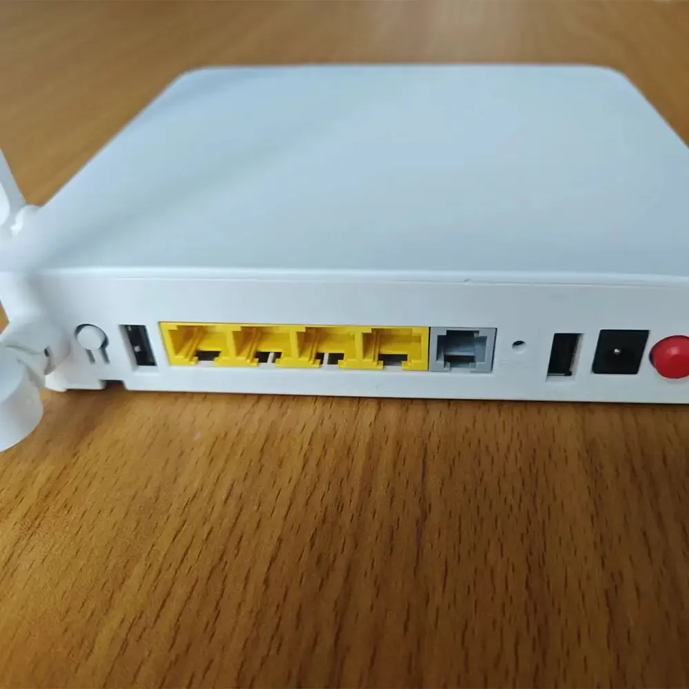 F680 Fiber Optic Equipment with 4GE+1TEL+2USB+WIFI+2.4G+5G 4 Antennas 2.4G+5G WiFi-boxintelecom