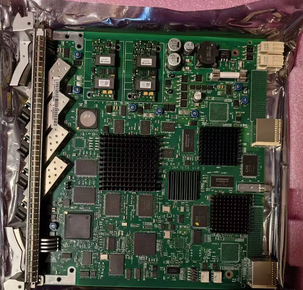 SSN4EGS40114 EGS4 4-port Gigabit Ethernet Switching Processing Board(1000BASE-T(RJ45)SFP) 03057147 for OSN 3500 7500-boxintelecom