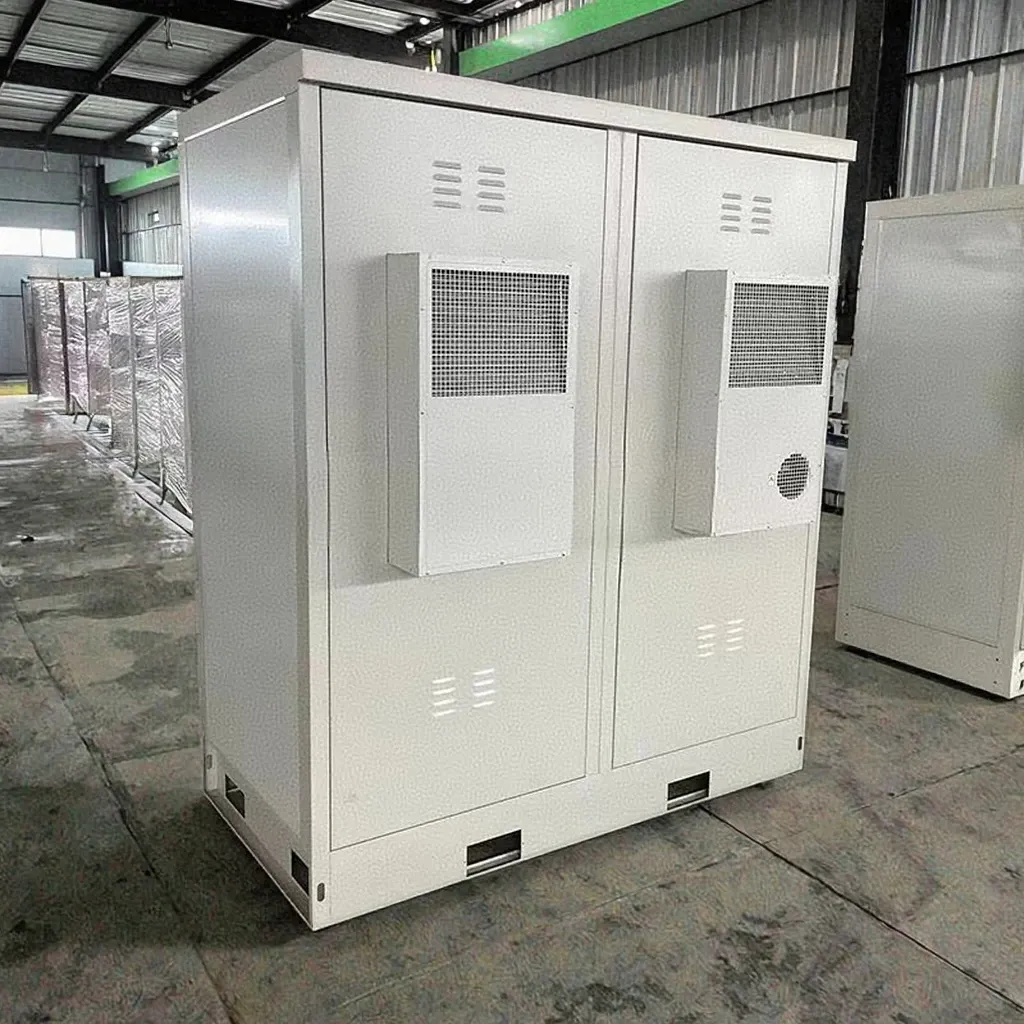 Customized 5G Communication IP65 Steel Cabinet 2.1M Outdoor Integrated Electronic Instrument Housing Double Door Aluminum Alloy-boxintelecom