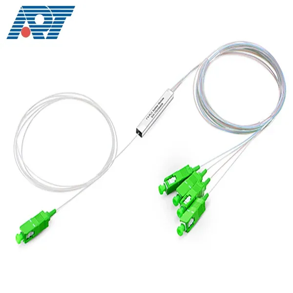 1x5 1x9 1x17 Minitypes  Uneven PLC Fiber Splitter for FTTH Network SCAPC Fiber Optical  Sp