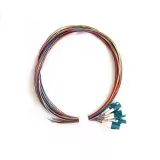 OS2 9/125 Singlemode LC/UPC Pigtail Fiber Optic Bundle 12 Fibers for FTTH Network Fiber Op