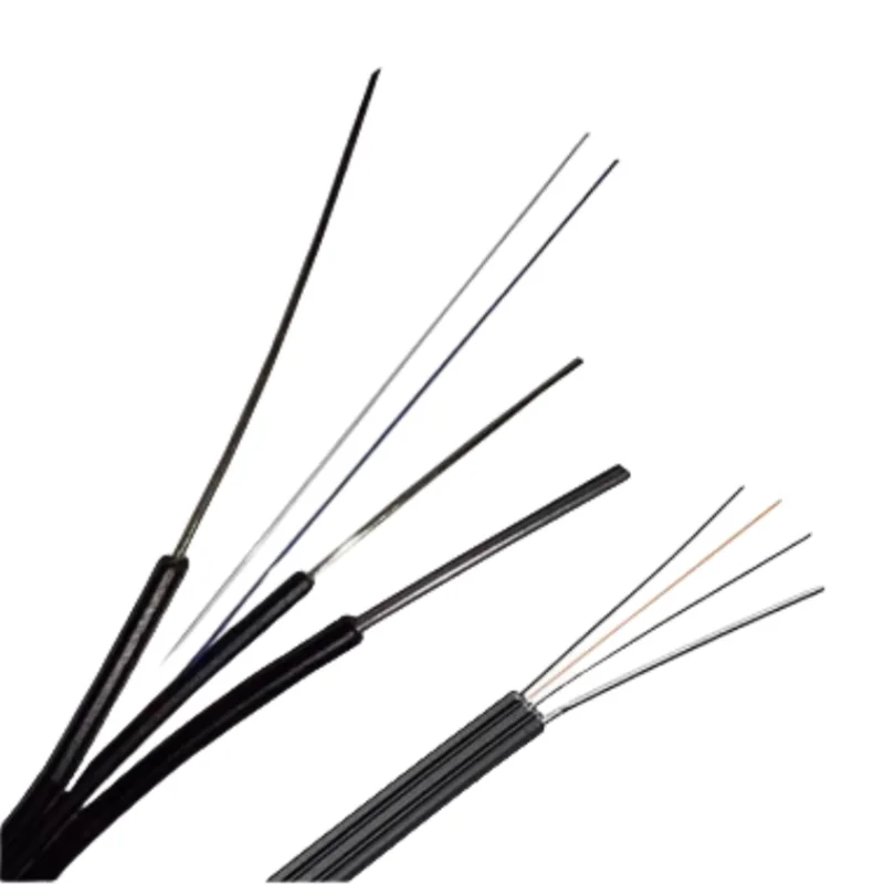 GJYXCH GJYXFCH 1 24 Core Indoor & Outdoor Optical Fiber Cable G657A1 A2 Self-Support Fig 82.0x5.2mm FTTH Drop Cable Feeder Cable-boxintelecom