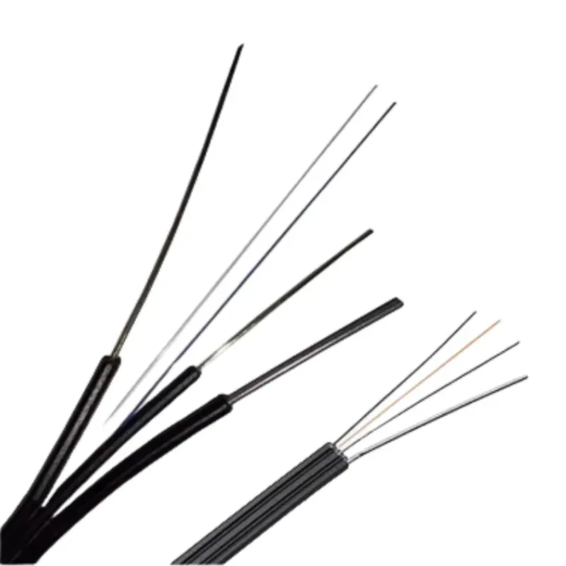 GJYXCH GJYXFCH 1 24 Core Indoor & Outdoor Optical Fiber Cable G657A1 A2 Self-Support Fig 82.0x5.2mm FTTH Drop Cable Feeder Cable-boxintelecom