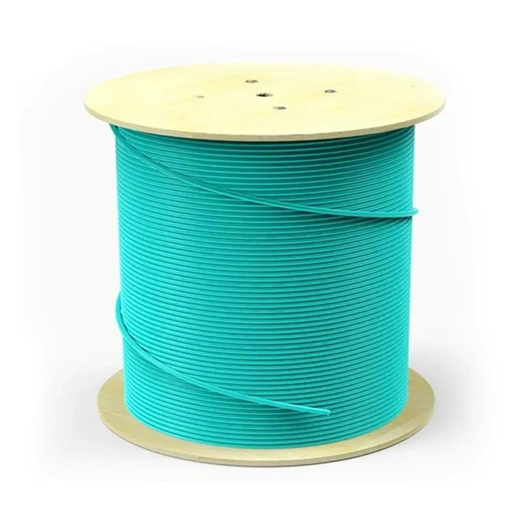 Indoor Multimode Fiber Optic Cable 24 Core OM3 for Office/Data Center Wiring