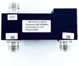 3dB Hybrid Coupler 2 in 1 Out 800-3700mhz Low Insertion Loss 50Ω RF Power Combiner