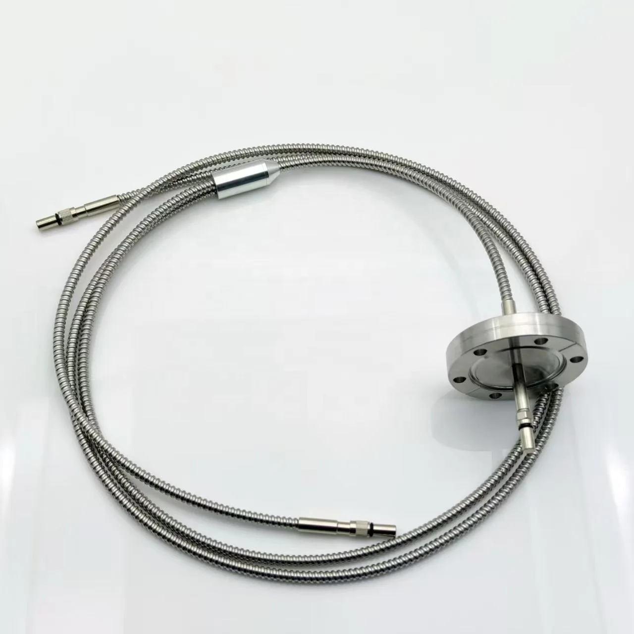 VFT Fiber Optic Vacuum Feedthrough Flange SM/MM/PM Optical Fiber Vacuum Flange (Model SURS