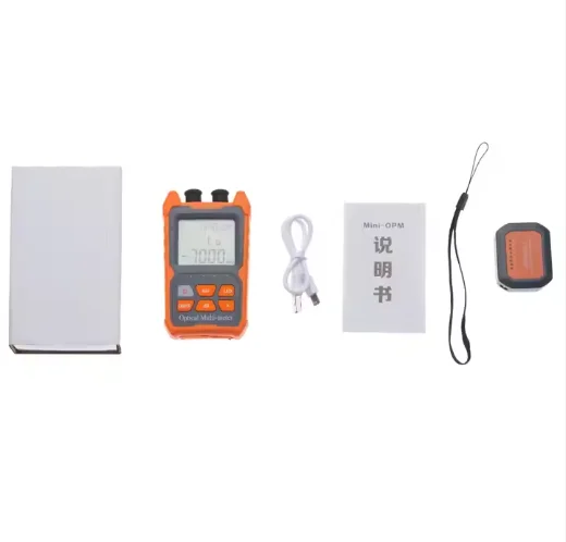 Novker Mini Optical Power Meter NK200 Fiber Optic Test Device OPM Cable Tracker Visual Fau