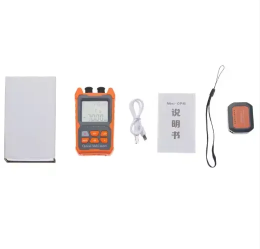 Novker Mini Optical Power Meter NK200 Fiber Optic Test Device OPM Cable Tracker Visual Fau