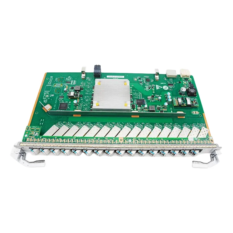 GPUF 16-Port GPON Class B+ Interface Card SFP Module (SC/PC Connector) 20km SMF 1:128 Split Ratio MA5800 OLT FTTH 5G Network-boxintelecom
