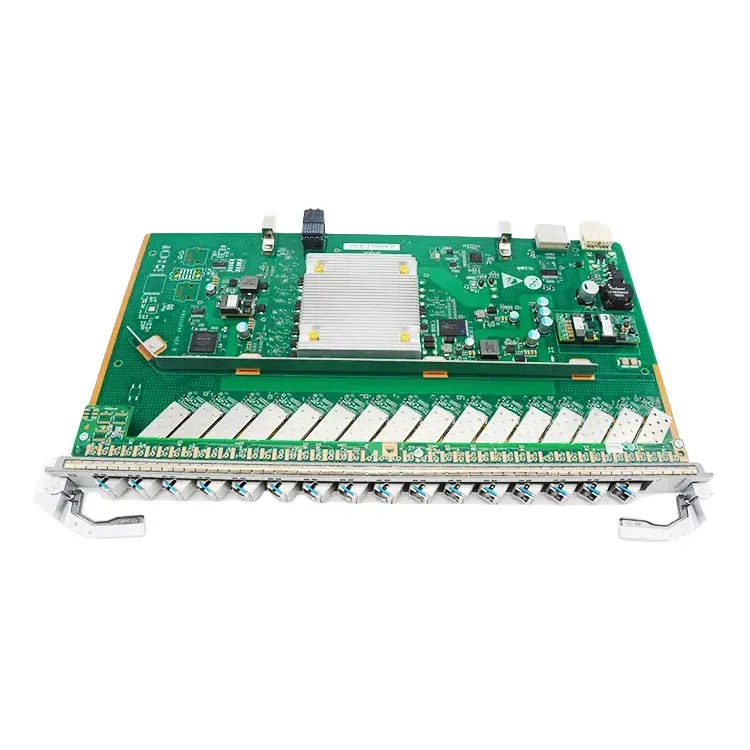 GPUF 16-Port GPON Class B+ Interface Card SFP Module (SC/PC Connector) 20km SMF 1:128 Split Ratio MA5800 OLT FTTH 5G Network-boxintelecom