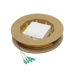 ONT Pre-Terminated Wall Outlet with 4 Cores LC/APC Connector Fiber Rosette Box for FTTX Ac