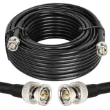 Coaxial Cable 50 ohm RG8X Coax Cable Ultra Low Loss BNC Jumper Cable for Antenna RF Radio 