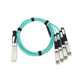 200G QSFP56 to 4x50G SFP56 AOC Cable 850nm 100m Active for Data Center Use Switch Server f