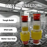 14mm Gas-Water Block Straight Microduct Coupler for FTTX Fiber Blowing Cable Protection