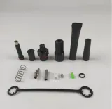 Mini SC Waterproof Fiber Optic Connector FTTH Outdoor Cable Connector