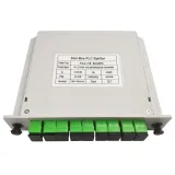 FTTH Cassette Type 1*8 Fiber PLC Splitter Lgx Splitter Cassette Box Lgx Type SC/APC 1X8 PL