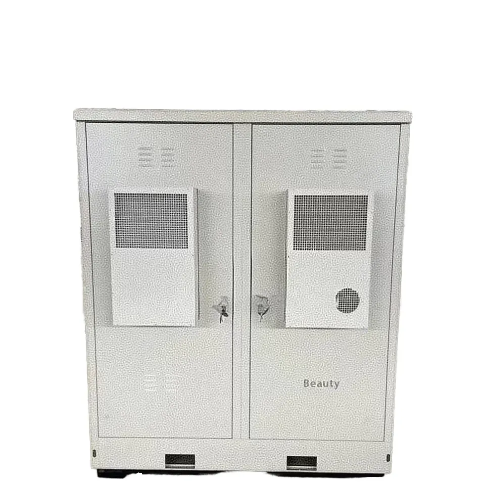 Outdoor Integrated IP65 Stainless Steel Cabinet 5G Communication Base Station Double Electronics Instrument Enclosure 2.1M-boxintelecom