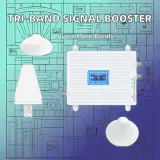 380 4300 MHz Wideband Indoor Omni Directional Antenna  3/4.5 DBi Gain  Dual-Port HH Polari