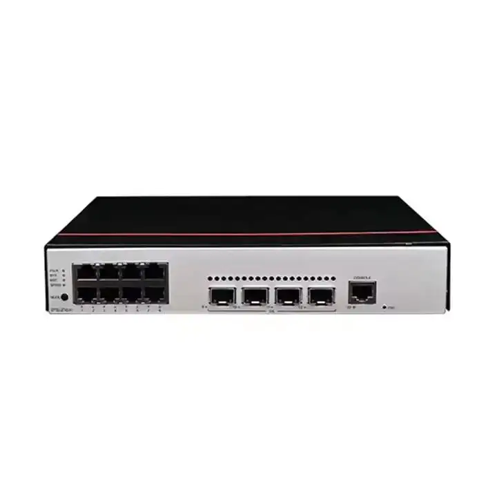 S5735S-L8T4S-A1 98011285 S5700 S5735S-L1 Series 8*10/100/1000BASE-T 4*GE SFP Ports, AC Power Switch for h w 0