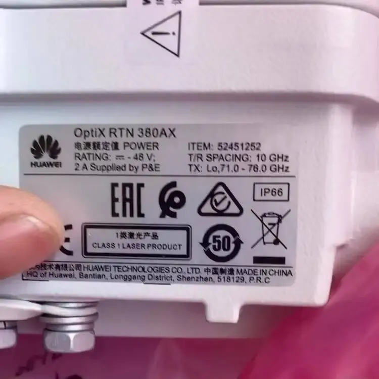 HW Rtn380 Series E-band RTN 380AX Full Outdoor RF Unit Microwave Equipment