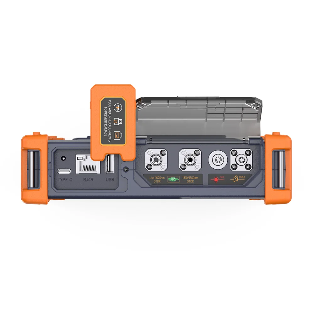 Komshine QX43 16in1Mini Multi-functions OTDR 1310/1550/1650nm Handheld Smart Fiber Optical Tester Equipment with Power Meter-boxintelecom