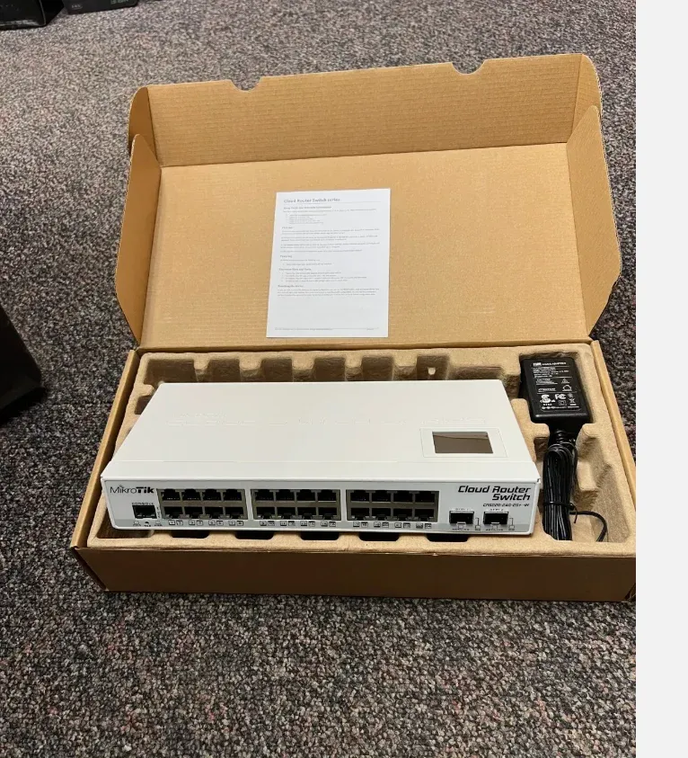 MikroTik CRS226-24G-2S+RM RouterOS Gigabit Routing Switch Roswx-boxintelecom