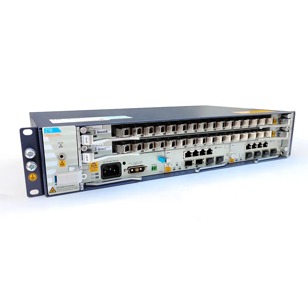 GPON XGPON XGSPON ZXA10 C620 OLT ZTE C620 Dual 10GE AC DC With SPUF PRAF/PRSF-boxintelecom