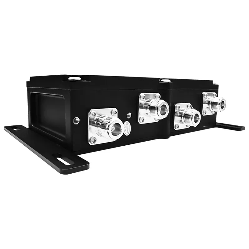 RF Low PIM 155dBc 4 in 4 Out Hybrid Combiner 698-2700MHz DIN Female Type   IBS, BTS, DAS H