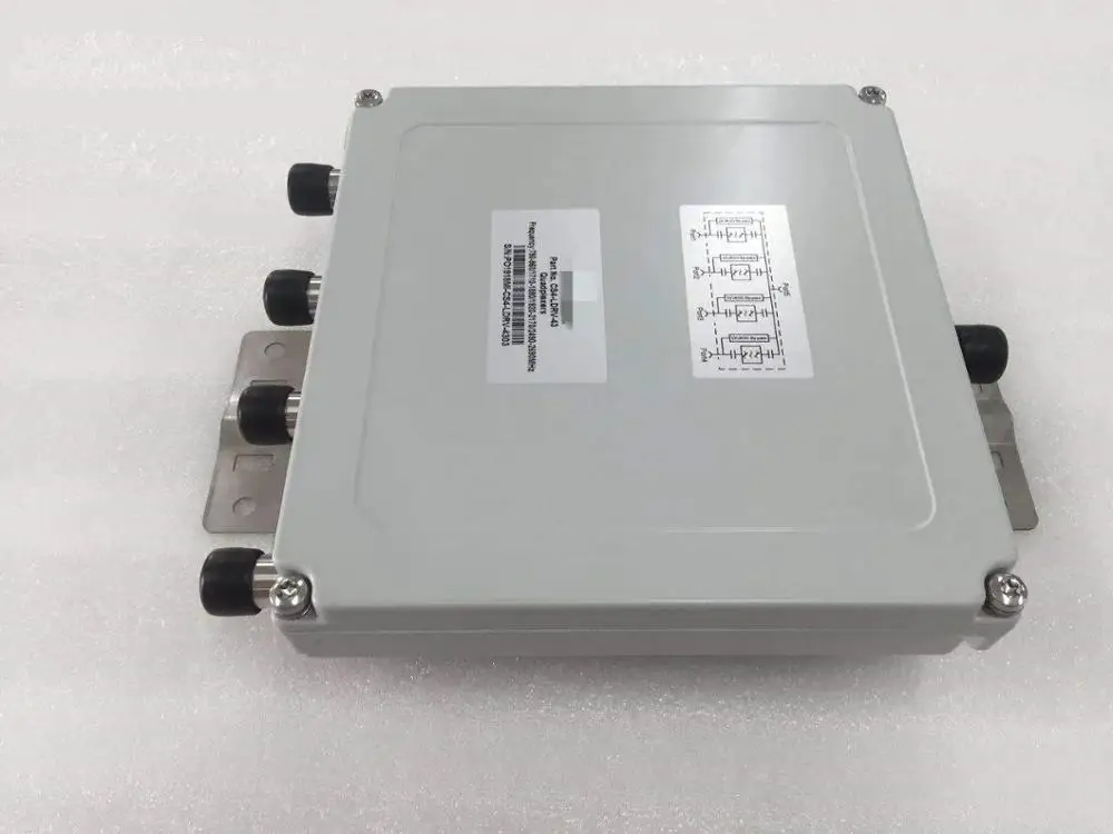 Factory Direct Quad band combiner multiplexer 790-960 / 1710-1880 / 1920-2170 / 2490-2690 