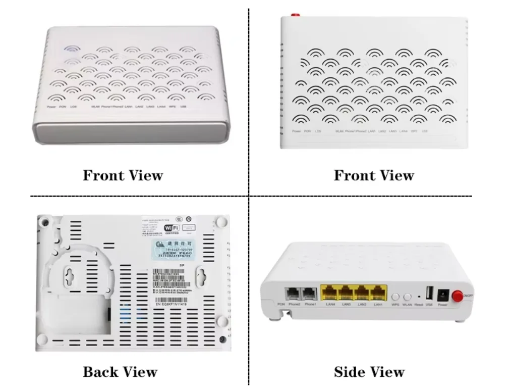 F660 Version 6.0 ONT ONU with 1GE+3FE GPON EPON XPON 2.4G Single Band Fiber Optical Equipment IP Network WIFI Router ONT ONU