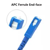 SC UPC SC APC FTTH Drop Cable Jumper 1 Core G657A1 Indoor Outdoor Fiber Optic Drop Wire Pa