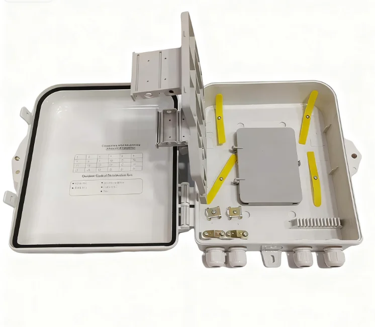 Fiber Optic Splitter Distribution Box - 1x16 Thickened ABS 24-Core Telecom-Grade Optical