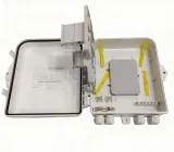 Fiber Optic Splitter Distribution Box - 1x16 Thickened ABS 24-Core Telecom-Grade Optical S