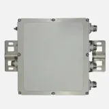 Low PIM Quad Band Combiner IP67 4.3-10 Female RF Cavity Combiner Filter Wall Pole Mounting